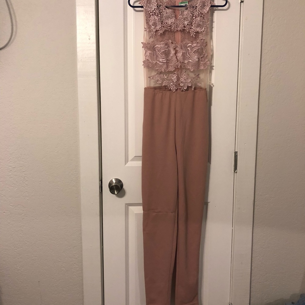 Mesh Floral Jumpsuit from Papaya!